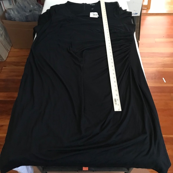 REBEL WILSON X ANGELS Surplice Wrap Midi Dress Black Women’s Plus Size 3X - Picture 15 of 16